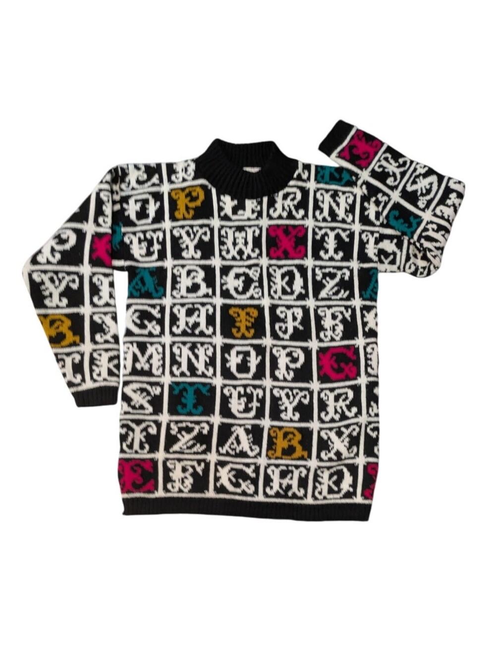 Vintage 80's Glamour Knit Sweater Size M